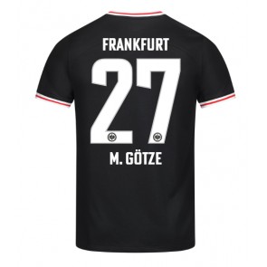 Eintracht Frankfurt Mario Gotze #27 Gostujuci Dres 2023-24 Kratak Rukavima